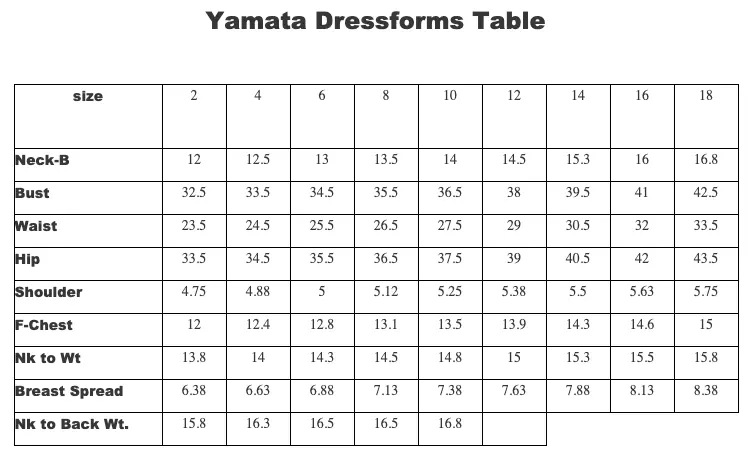 Professional Dress Form With Collapsible Shoulders - Yamata Family Sew | GoldStar Tool 2 Professional Dress Form With Collapsible Shoulders - Yamata Family Sew | GoldStar Tool - Image 2