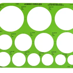 Westcott Jumbo Circles Template (T-826) | GoldStar Tool