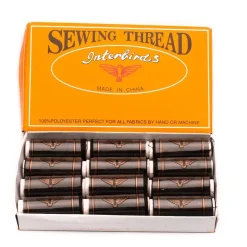 All Purpose #40S/2 100% Polyester Thread Kit 110 Yards - 12 Pk | GoldStar Tool