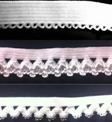 Decorative White Elastic Trim | GoldStar Tool