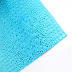 Faux Crocodile Vinyl Leather Upholstery Fabric By The Yard | GoldStar Tool -GoldStar Tool-shop vinyl robins egg blue